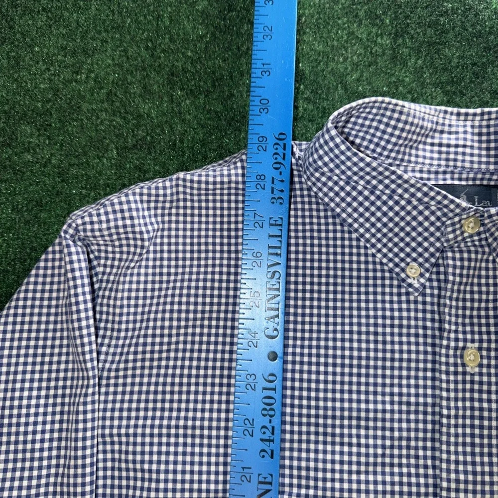 Polo Ralph Lauren Custom Fit Button Down Men's Size 2XL Blue /Red Horse